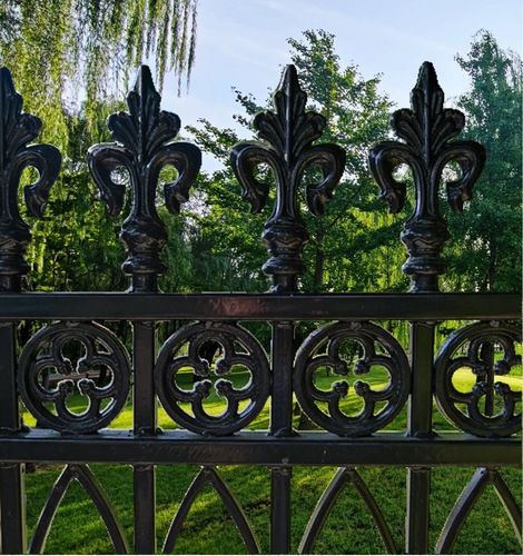 Casting Iron Gothic Centre Piece Badge Decoration